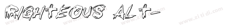 Righteous Alt字体转换